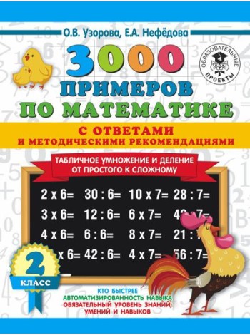 3000 примеровНачШк(с отве/3000 примеров по математике. Табличное умножение от простого к сложному. С