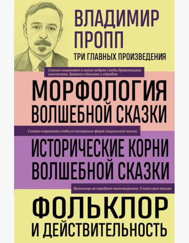 Владимир Пропп. Морфология волшебной сказки. Исторические корни волшебной сказки. Фольклор и действительность