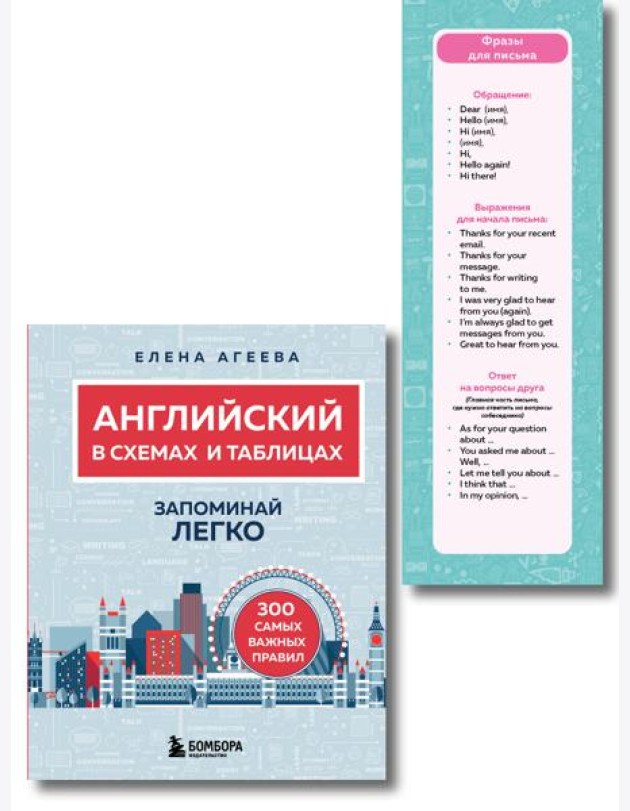 Английский язык. ОГЭ на отлично! (Набор: Справочник и закладки) (ИК)