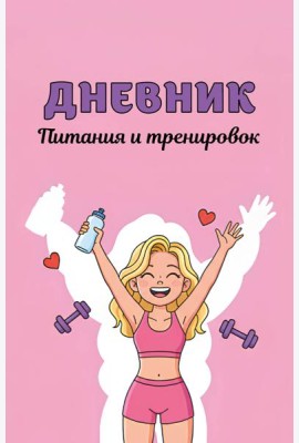 Дневник питания и тренировок. 10 недель, которые перезагрузят твое тело (розовый, 88 л., на пружине)