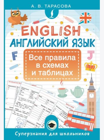 Английский язык. Все правила в схемах и таблицах