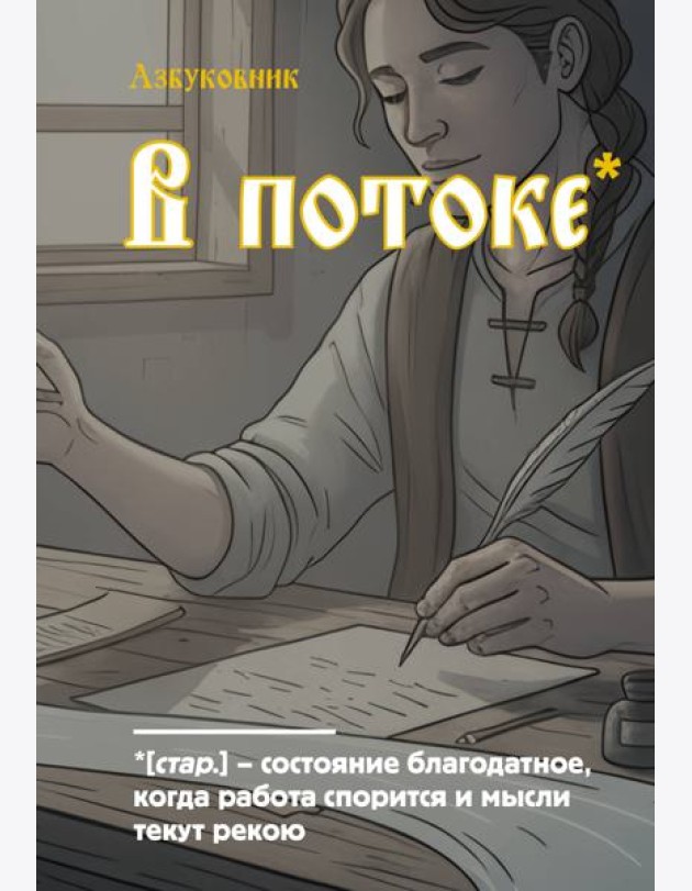 Блокнот. Азбуковник. В потоке (А5, 64 л.)
