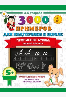Прописные буквы: первые прописи