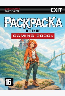 Раскраска в стиле GAMING-2000s