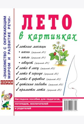 Лето в картинках. Наглядное пособие для педагогов, логопедов, воспитателей и родителей