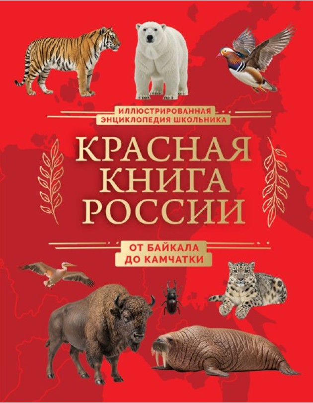 Красная книга России. От Байкала до Камчатки. Иллюстрированная энциклопедия школьника (48 стр.)