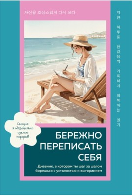 Бережно переписать себя. Дневник, в котором ты шаг за шагом борешься с усталостью и выгоранием