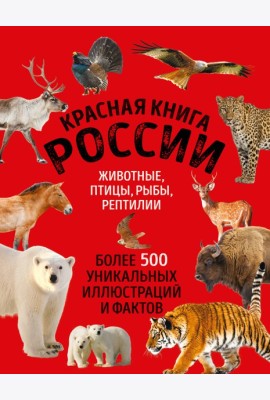 Красная книга России. Большой формат. Более 500 уникальных иллюстраций и фактов (новое издание) (основной)