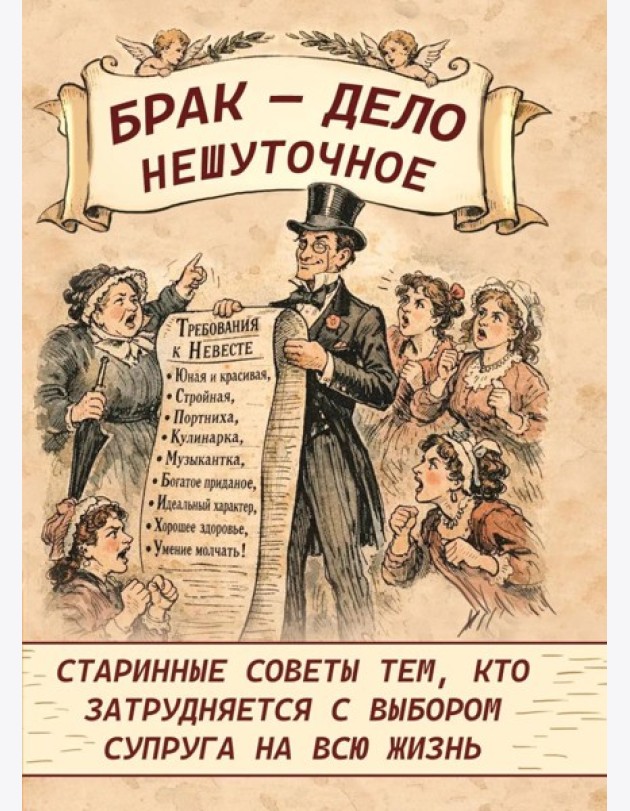 Брак - дело нешуточное. Старинные советы тем, кто затрудняется с выбором супруга на всю жизнь