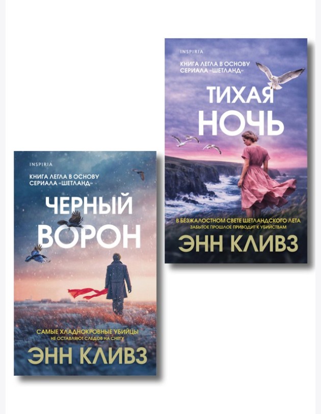 Комплект из 2-х книг (Черный ворон. Тихая ночь)