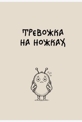 Блокнот. Тревожка на ножках (А5, твердая обложка, 64 л.)